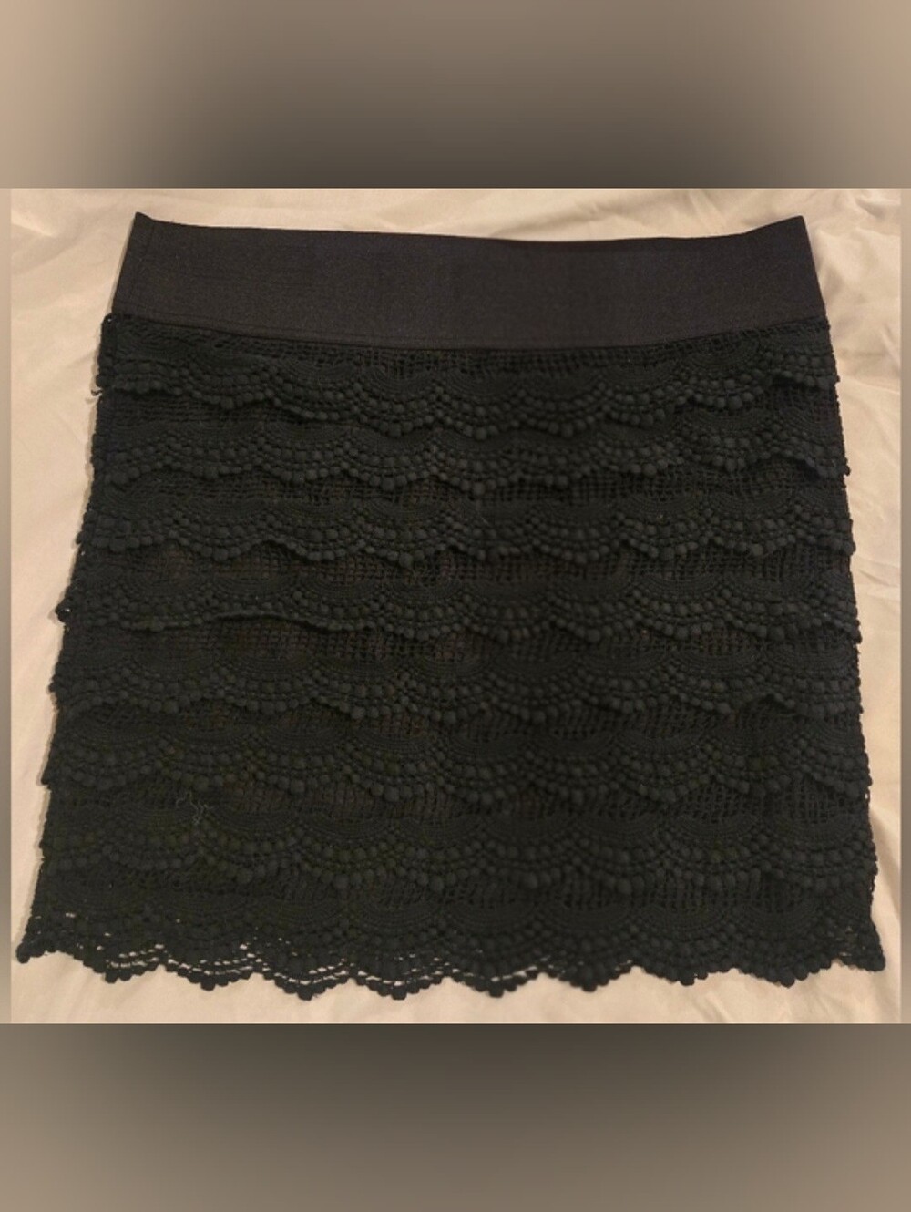 Maurice's Elegant Black Crochet Style Design